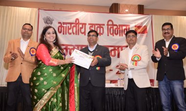   *उत्कृष्ट सेवाओं के लिए डाक विभाग के अधिकारी-कर्मचारी सम्मानित**