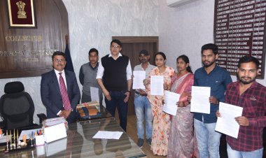 *सहकारी बैंक के दिवंगत कर्मचारियों के आश्रितों को मिली अनुकंपा नियुक्ति,कलेक्टर ने दिया नियुक्ति आदेश* 