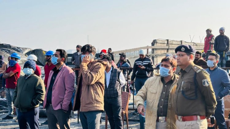 *कुसुम प्लांट हादसा: एनडीआरएफ की टिम मौके पर राहत एवं बचाव कार्य में शामिल, हैवी क्रेन से साइलो हटाने का काम जारी, कलेक्टर, एसपी मौके पर है मौजूद*