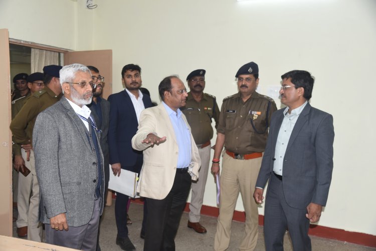 *उप राष्ट्रपति का आगमन,दीक्षांत समारोह की तैयारियों का कलेक्टर-एसपी ने लिया जायज़ा*