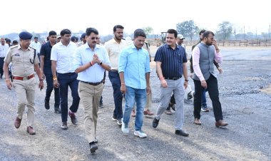 *बिलासपुर में प्रधानमंत्री का आगमन, सीएम सचिव ने तैयारियों का लिया जायजा,25 मार्च तक सभी तैयारी पूरा करने दिए निर्देश