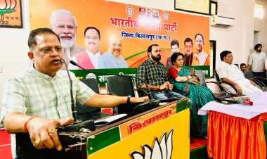 *मोदी की सभा को लेकर अमर ने ली बिलासपुर विधानसभा की बैठक* 