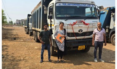 *अवैध खनन करते 4 हाईवा एवं ट्रेक्टर जब्त, कार्रवाई को देखकर हाइवा छोड़ भागे दो ड्राइवर*