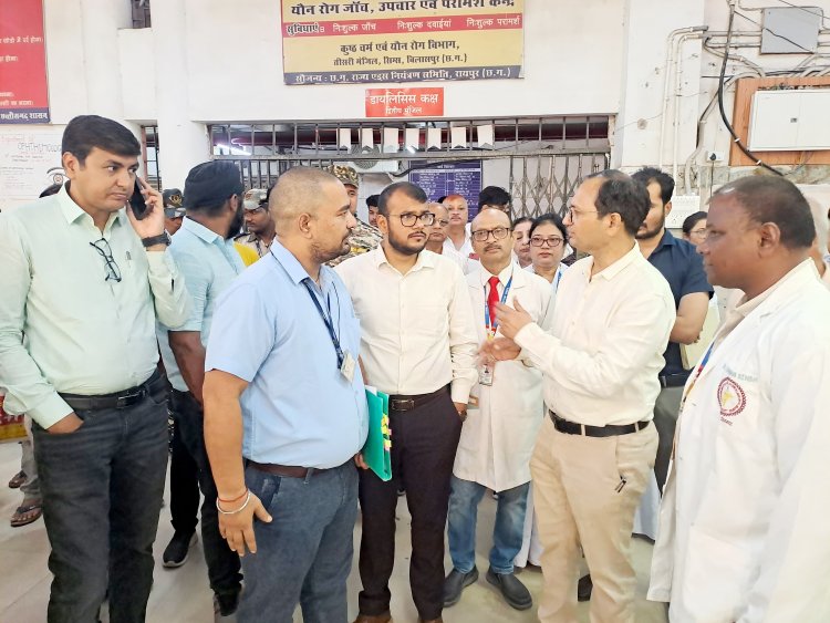 *कलेक्टर ने किया सिम्स अस्पताल का निरीक्षण,सीएसआर मद से सिम्स के शिशुरोग विभाग को सौपे गये लगभग एक करोड़ का उपकरण,मरीजों से की मुलाकात, बेहतर इलाज करने दिए निर्देश*