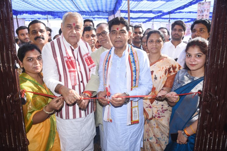 *राजस्व मंत्री  टंकराम वर्मा ने किया सकर्रा में उप तहसील कार्यालय का शुभारंभ,25 गांवों के  40 हजार किसानों और ग्रामीणों को मिली सुविधा*