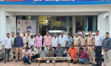 *बड़ी संख्या में जुआरी पकड़ाए, मंगला का पूर्व सरपंच सहित 14 जुआरियों को SDOP की टिम ने किया गिरफ्तार, नगद रकम के साथ कई कार और मोबाईल जप्त*