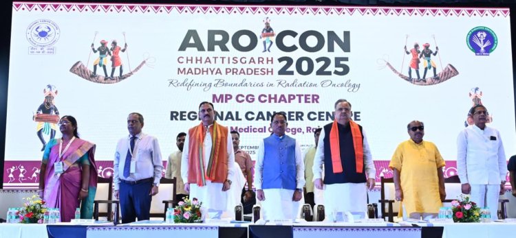 मुख्यमंत्री विष्णु देव साय ने किया एरोकॉन 2025 का शुभारंभ, कैंसर उपचार और शोध में मिलेगी नई दिशा