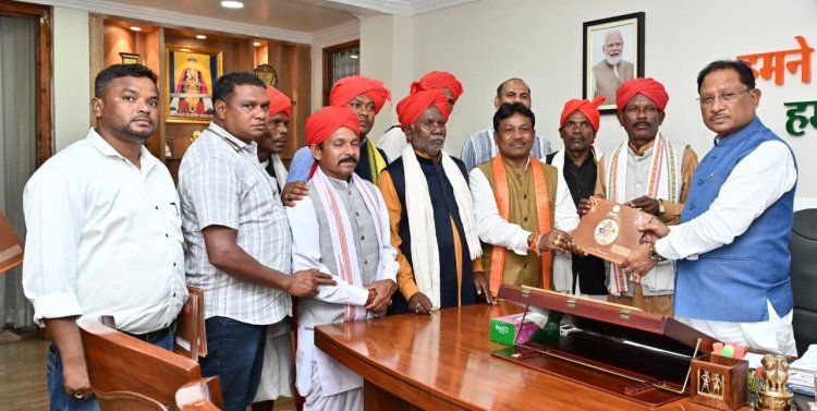 मुख्यमंत्री श्री साय को बस्तर दशहरा कार्यक्रम में शामिल होने का मिला न्यौता