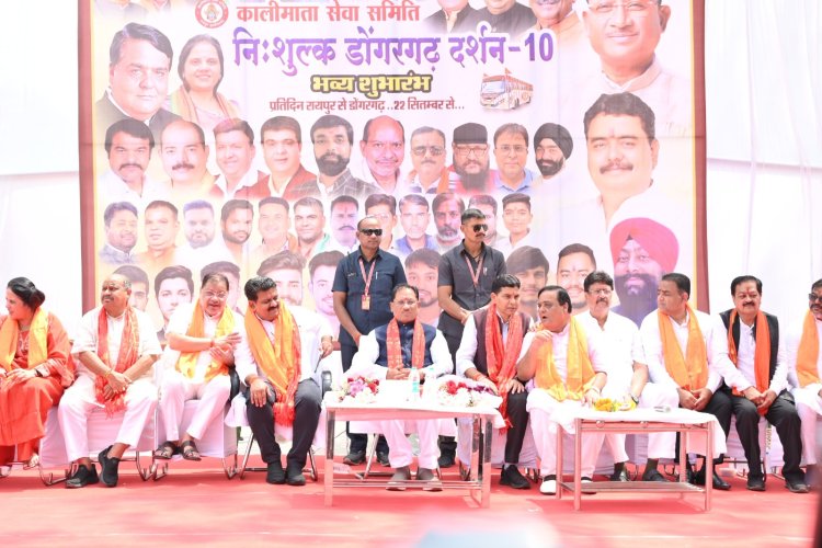 कालीमाता सेवा समिति द्वारा निःशुल्क बस सेवा पूरे नवरात्रि में नौ दिन तक चलेगी