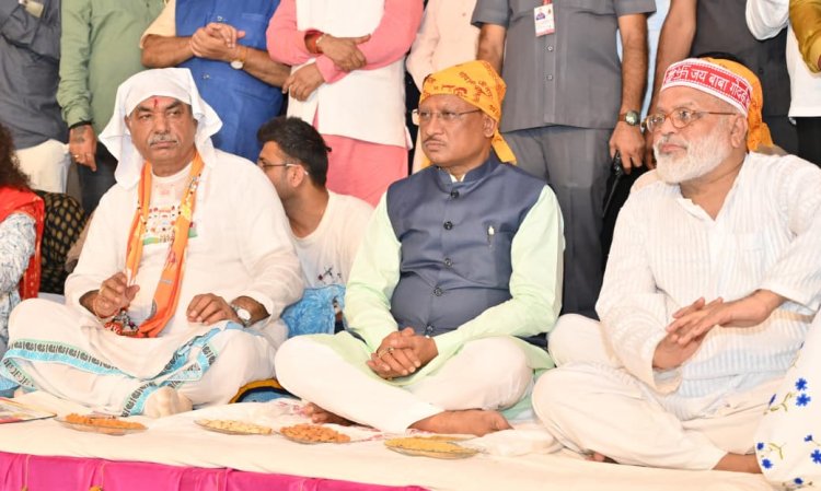 मुख्यमंत्री श्री साय संत बाबा हरदास राम साहिब जी की बरसी महोत्सव में हुए शामिल