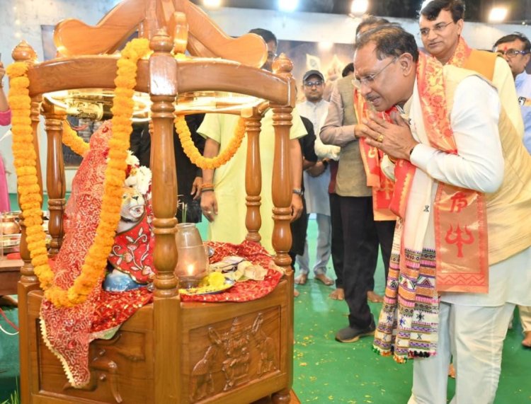 उत्साह, उमंग और सद्भावना बढ़ाने का पर्व है नवरात्रि : मुख्यमंत्री श्री साय