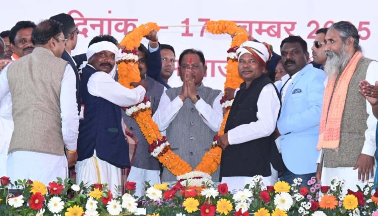 माओवाद समाप्ति की ओर, ‘नियद नेल्लानार’ योजना से ग्रामीणों को मिल रहा लाभ : मुख्यमंत्री श्री विष्णुदेव साय