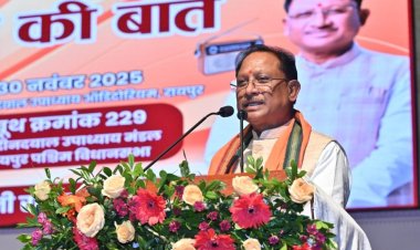 मन की बात सिर्फ एक कार्यक्रम नहीं यह देश की सामूहिक चेतना का बन गया है उत्सव –मुख्यमंत्री श्री साय