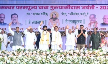 बाबा के बताए मार्ग पर चलकर ही बनेगा विकसित छत्तीसगढ़: मुख्यमंत्री श्री विष्णु देव साय