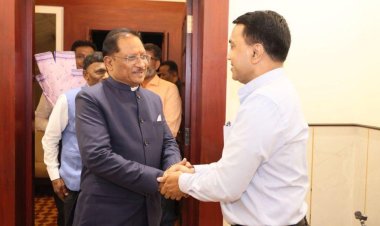 *मुख्यमंत्री श्री विष्णुदेव साय ने गोवा के मुख्यमंत्री डॉ. प्रमोद सावंत से की सौजन्य भेंट*