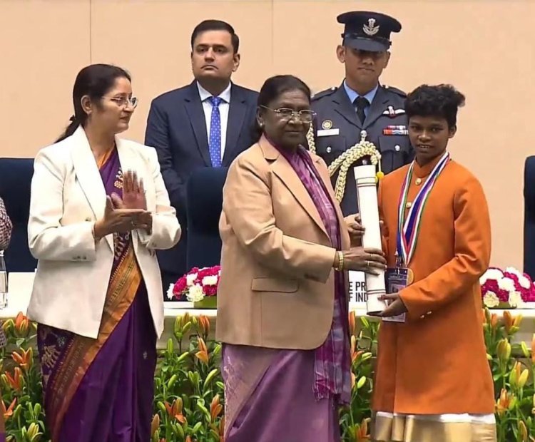 *कोण्डागांव की योगिता मंडावी को प्रधानमंत्री राष्ट्रीय बाल पुरस्कार*